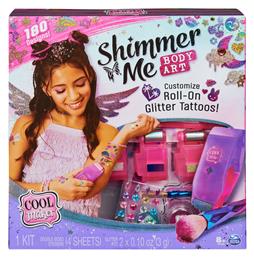 Spin Master Cool Maker Shimmer Me Body Art With Roller Παιδικά Τατουάζ