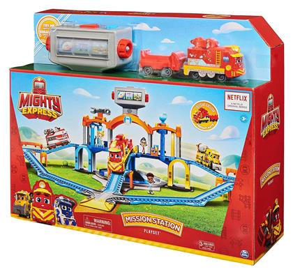 Spin Master Mighty Express: Mission Station Σετ με Τρενάκι με Ήχο και Φως για 3+ Ετών από το Designdrops