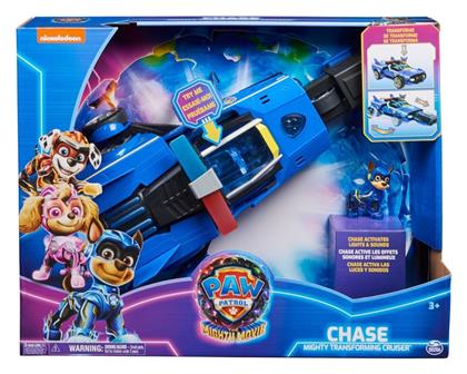 Spin Master The Mighty Movie Αυτοκινητάκι Paw Patrol Chase Mighty Transforming Cruiser για 3+ Ετών από το Moustakas Toys