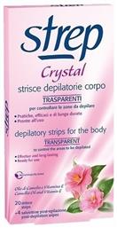 Strep Crystal Ταινίες Αποτρίχωσης 20τμχ