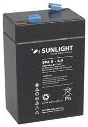 SunLight SPA 6-4.5 Μπαταρία UPS με Χωρητικότητα 4.5Ah και Τάση 6V