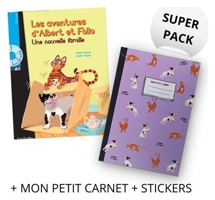 Super Pack Albert et Folio + Mon Petit Carnet + Stickers