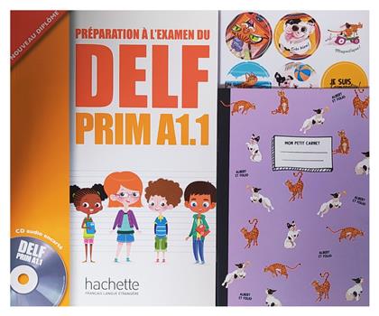 Super Pack: Delf Prim A1, Mon Petit Carnet + Stickers από το Plus4u