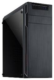 Supercase F75A Midi Tower Κουτί Υπολογιστή με Πλαϊνό Παράθυρο Μαύρο