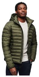 Superdry Ανδρικό Χειμωνιάτικο Μπουφάν Puffer Dark Moss Green από το Z-mall