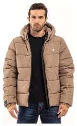 Superdry Ανδρικό Χειμωνιάτικο Μπουφάν Puffer Καφέ