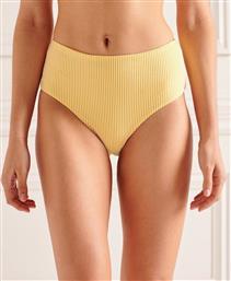 Superdry Bikini Ψηλόμεσο Κίτρινο από το Plus4u