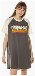 Superdry Cali Surf Καλοκαιρινό Mini T-shirt Φόρεμα Μαύρο από το Plus4u