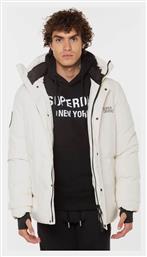 Superdry City Μπουφάν Παρκά Bone Grey