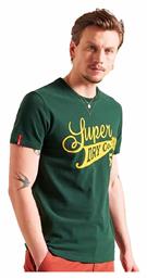 Superdry Collegiate Graphic Ανδρικό T-shirt Πράσινο Με Στάμπα από το Plus4u