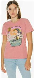 Superdry Γυναικείο Αθλητικό T-shirt Ροζ