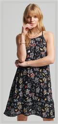 Superdry Ovin Mini Καλοκαιρινό All Day Φόρεμα Olivia Paisley Black