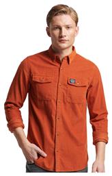 Superdry Ovin Trailsman Κοτλέ Πουκάμισο Clay Orange