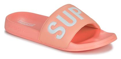 Superdry Slides σε Ροζ Χρώμα από το Plus4u