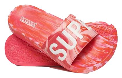 Superdry Slides σε Ροζ Χρώμα από το Outletcenter