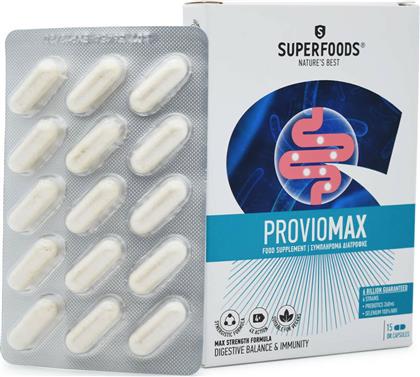 Superfoods Proviomax με Προβιοτικά και Πρεβιοτικά 15 κάψουλες από το Public