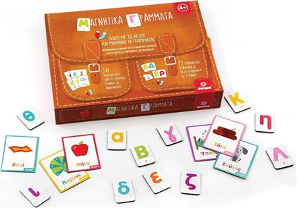 Svoora Μαγνητικό Παιχνίδι Κατασκευών Γράμματα και Εικόνες για Παιδιά 4+ Ετών