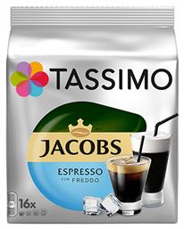 Tassimo Κάψουλες Espresso Jacobs Freddo Συμβατές με Μηχανή Tassimo 16caps