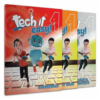 Tech It Easy 1 - Πακέτο (coursebook, Activity Book, Writer's Portofolio, I-book, Cd) από το Filinda