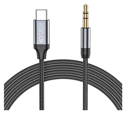 Tech-Protect Ultraboost Braided USB 2.0 Cable USB-C male - 3.5mm male Μαύρο 1m