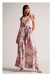 Ted Baker Maxi Φόρεμα για Γάμο / Βάπτιση Αμάνικο Ροζ