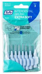 TePe Extra Soft Μεσοδόντια Βουρτσάκια 0.6mm Γαλάζια 8τμχ