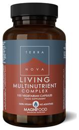 TerraNova Living Multinutrient Complex Βιταμίνη για Ενέργεια 900mg 100 φυτικές κάψουλες