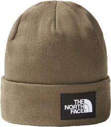 The North Face Beanie Unisex Σκούφος Πλεκτός New Taupe Green από το Zakcret Sports