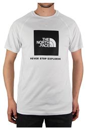The North Face Raglan Ανδρικό T-shirt Λευκό με Λογότυπο από το Sneaker10