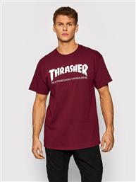 Thrasher T-Shirt Skatemag Μπορντό Regular Fit