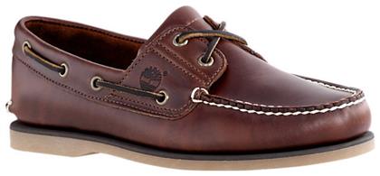 Timberland 2 Eye Δερμάτινα Ανδρικά Boat Shoes Root Beer