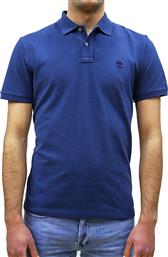 Timberland Ανδρικό T-shirt Polo Μπλε από το Tobros