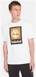 Timberland Ανδρικό T-shirt Κοντομάνικο Λευκό