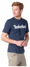 Timberland Ανδρικό T-shirt Navy Μπλε Με Λογότυπο