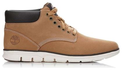 Timberland Bradstreet Δερμάτινα Κίτρινα Ανδρικά Μποτάκια από το Z-mall