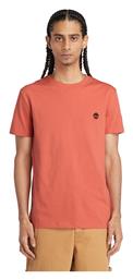 Timberland Dunstan River Ανδρικό T-shirt Κοντομάνικο Burnt Sienna από το Clodist