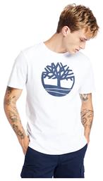 Timberland K-R Brand Tree Ανδρικό T-shirt Κοντομάνικο Λευκό από το SportsFactory