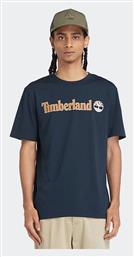 Timberland Kennebec River Linear Ανδρικό T-shirt Κοντομάνικο Navy Μπλε