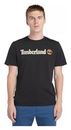 Timberland Linear Ανδρικό T-shirt Κοντομάνικο Black από το Z-mall