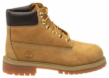 Timberland Παιδικά Αρβυλάκια με Κορδόνια Κίτρινα