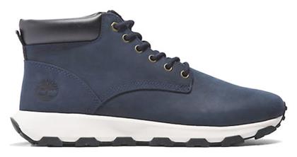 Timberland Winson Park Δερμάτινα Navy Μπλε Ανδρικά Μποτάκια