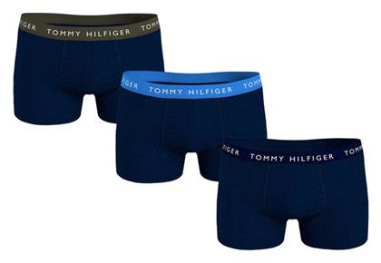 Tommy Hilfiger Ανδρικά Boxer Μπλε Μονόχρωμα 3Pack από το Zaboo