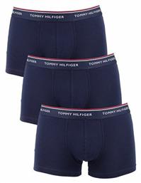 Tommy Hilfiger Ανδρικά Μποξεράκια 3Pack Μπλε