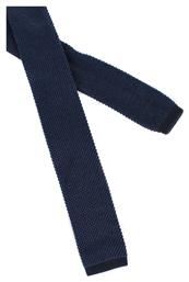Tommy Hilfiger Ανδρική Γραβάτα Μάλλινη Μονόχρωμη σε Navy Μπλε Χρώμα