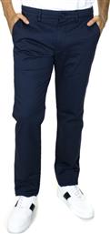 Tommy Hilfiger Ανδρικό Παντελόνι Chino σε Ίσια Γραμμή Navy Μπλε από το Modivo