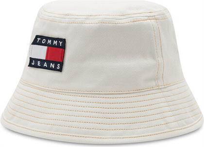 Tommy Hilfiger Υφασμάτινo Ανδρικό Καπέλο Στυλ Bucket Μπεζ από το Modivo