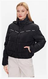 Tommy Hilfiger Κοντό Γυναικείο Puffer Μπουφάν Μαύρο από το Modivo