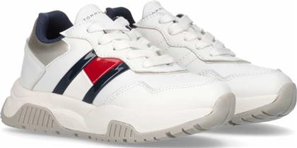 Tommy Hilfiger Παιδικά Sneakers Lace Up για Κορίτσι Λευκά