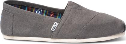 Toms Classic Alpargatas Υφασμάτινες Γυναικείες Εσπαντρίγιες Ash από το Cosmossport