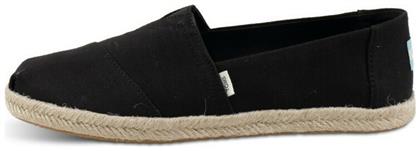 Toms Υφασμάτινες Γυναικείες Εσπαντρίγιες σε Μαύρο Χρώμα από το Z-mall